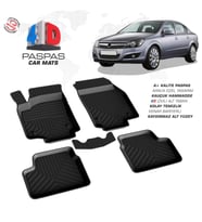 Opel Astra H SD 4D Araca Özel Havuzlu Kauçuk Paspas 2004 ve Üzeri (Karışık)