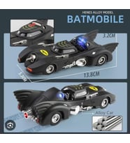 Sesli Işıklı Batman Arabası Batmobile Araba Metal Bat Mobil Metal Işıklı Sesli Oyuncak