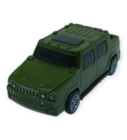 Çek Bırak Arabalar 10 Cm - Yeşil Çift Kabin Pick-Up - 1 ADET