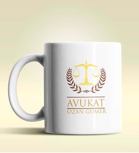 Kişiye Özel Avukat 5 Tasarımlı Beyaz Kupa Bardak