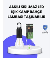 Çok Yönlü Asma Kancalı Kamp Işığı