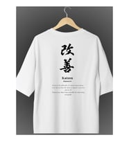 Kaizen Konsept Beyaz Unisex Oversize T-shirt