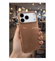 Coverzone Apple iPhone 17 Pro ile uyumlu Z-Jelly K?l?f Kamera Korumal? Simli I??l?t?l? Renkli Parlak Silikon Kapak Rose