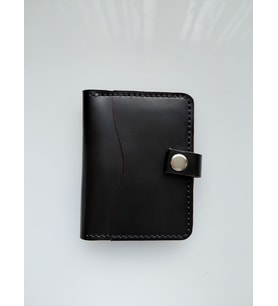 Hakiki Deri 8 Bölmeli Taba Minimalist Krem Kartlık & Cüzdan DRC69