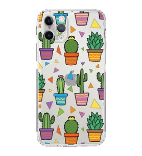 PrintiFy iPhone 11 Pro ile Uyumlu Water Color 4  Kamera Korumalı Şeffaf  Kılıf