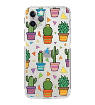 PrintiFy iPhone 11 Pro ile Uyumlu Water Color 4  Kamera Korumalı Şeffaf  Kılıf