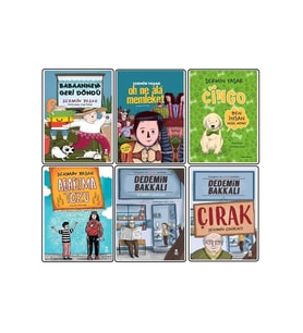 Şermin Yaşar Serisi 6 Kitap 1-babannem Geri Döndü 2-cingo 3-oh Ne Ala Memleket 4-abartma Tozu 5-dede