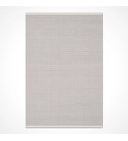 Tesva Bej Çok Renkli Zig-Zag Geometrik Modern Polyester Halı