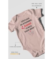 Dünyanın En Mükemmel Babası Olmaya Hazır Mısın? Baskılı Bebek Zıbını –  %100 Pamuk Kısa Kol (Pastel Pembe)