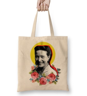Simone De Beauvoir 01 Bez Çanta Uzun Saplı