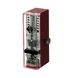Wittner WT-884051 Süper Mini Metronom (Bordo)  En Küçük Mekanik Model Ahşap Görünümlü