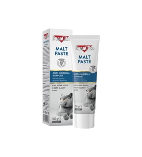 BonaCibo Yetişkin Kediler İçin Tüy Yumağı Oluşumunu Önleyici Malt Macun (100 ml)