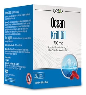 Ocean Krill Oil 700 mg 30 Kapsül