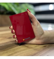 Mekanizmalı Kartlık Rfid Korumalı Alüminyum Otomatik Mekanizmalı Kredi Kartlık Renkli Parlak Elmaşekeri (Açık Yeşil)