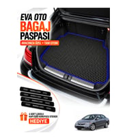 HONDA CİVİC-FD6-SEDAN (2006-2011) Uyumlu EVA Bagaj Paspası Araca Özel Siyah-Lacivert
