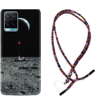 Vivo Y11S Y21S Y20 Y20S Y70 Kılıf Boyun Asklı Rasta Silikon Astronoot Red Baloon 1608