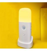 Hareket Sensörlü Şarjlı LED Gece Lambası 2000 mAh, 120° Algılama 5 Kademe SOS Modu (Doğal Beyaz)