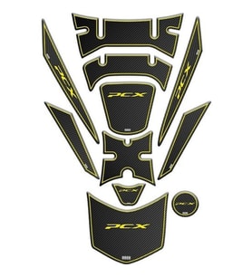 Honda Pcx 2018 - 2020 Uyumlu Tank Pad Set 014