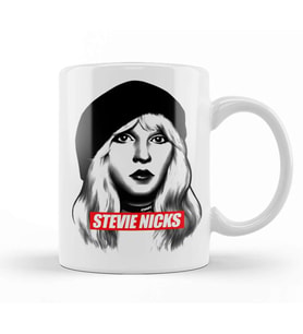 Stevie Nicks Kupa Bardak Porselen