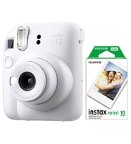 Instax mini 12 Beyaz Fotoğraf Makinesi ve 10'lu mini Film