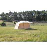 İki Oda Impertex Kamp Çadırı - Koyu Krem