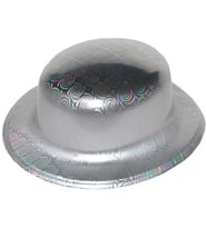 Periboia Gümüş Renk Hologramlı Plastik Yuvarlak Melon (Karışık)