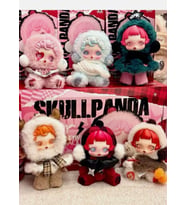 Skullpanda labubu özel seri (Sarı-Ekru)