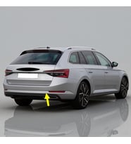 Skoda Superb Combi 2020-2023 Arka Tampon Çeki Demiri Kapağı 3V5807441