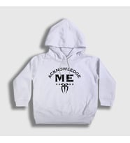 Presmono Unisex Çocuk Beyaz Acknowledge Me Wwe Roman Reigns Kapüşonlu Sweatshirt 451601tt (Beyaz)