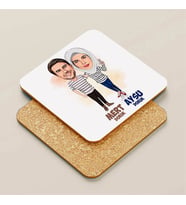 Kişiye Özel Her Zaman Aşkımsın Tasarım Karikatürlü Bardak Altlığı