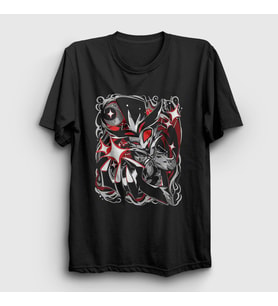 Presmono Unisex Siyah Stolas Helluva Boss Hazbin Hotel T-Shirt 529800tt
