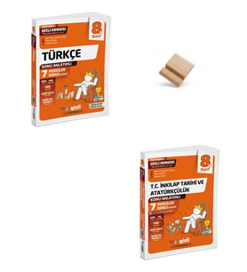 Gizli LGS 2027 8. Sınıf Türkçe ve İnkılap Tarihi Konu Anlatımlı Modüler Dergi + Telefon Standı