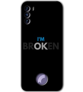 Reeder S19 Max Pro S Kılıf HD Desen Baskılı Arka Kapak - Im Broken