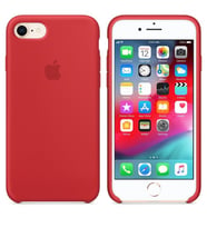 Iphone 7 Plus Ve 8 Plus Modellere Uyumlu Logolu Lansman Kılıf (Kırmızı)