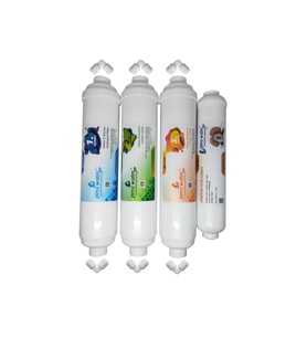 Pera Water Kapalı Kasa Su Arıtma Cihazlarına Uygun Mebransız Inline 4 Lü Filtre Seti