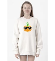 Cool Pumpkin Beyaz Kadın 2ip Sweatshirt