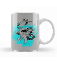 This Is Fine Kraken Kupa Bardak Porselen
