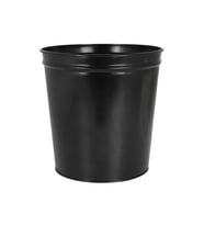 Mimaks Çöp Kovası Metal Siyah D-1
