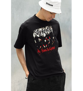 All Hope Is Gone Slipknot Müzik Grubu Baskılı Unisex Oversize Tişört
