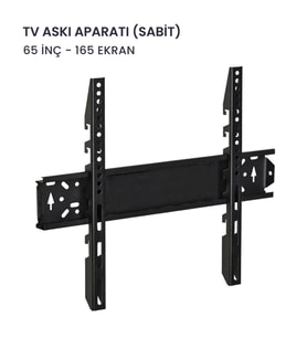 Tüm Markalar Ile Uyumlu Televizyon Duvar Asma Aparatı 48-75 İNÇ   Tv Askı Aparatı 70 CM (Siyah)