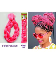 PRODİVA AFRİKA ÖRGÜSÜ SENTETİK SAÇ,RASTA SAÇI PINK NO