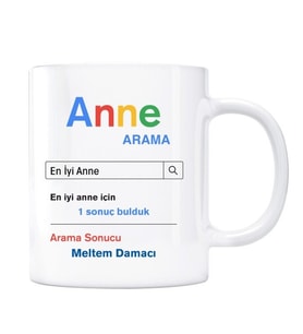 En İyi Anne Aramalı Kupa Bardak Fotoğraf Baskılı