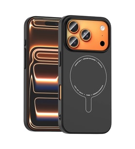 Apple iPhone 18 Pro Max Kılıf M-Safe Şarj Özellikli Kamera Korumalı Zore Elio Sert PC Kapak