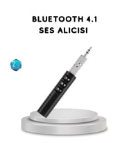 Northcity Kablosuz Bluetooth Ses Alıcısı 3.5mm Girişli Adaptör - 10m Menzil ve Hızlı Şarj