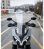 MOTOCAM SYM ADX 250 Ön Cam 2024-2026 Model 75cm Şeffaf Renkli 4mm UZUN
