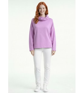 Oversize Kadın Sweatshirt Kapüşonlu Rahat Kalıp