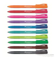Fabercastell Renkli Tükenmez Kalem Yeşil