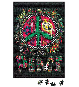 Peace Barış Simgesi Puzzle 240 Parça Yapboz