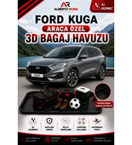 Ford Kuga 2020 - 2026 Araca Özel 3D Bagaj Havuzu