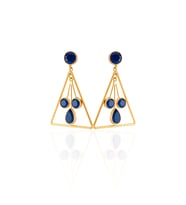 Kadir Jewellery 22 Ayar Altın Kaplama Kadın Sallantılı Küpe -El İşçiliği Ve Hipoalerjenik Küpe